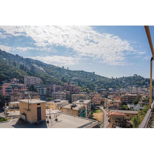 073B - Casa Rapallo con Attico privato, 10 minuti dal Mare Spiaggie a piedi