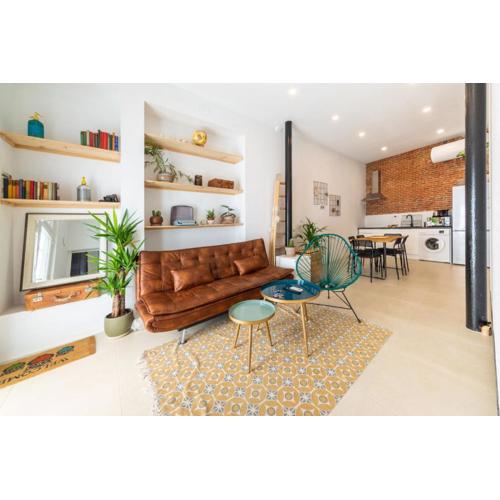 2 bedrooms 1 bathroom furnished - Lavapies - Modern Cozy - MintyStay
