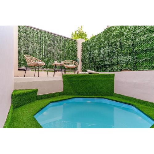 2 Floor apartment with private Pool