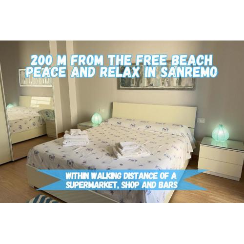 2 Min Walk to the Beach in the Centre of Sanremo