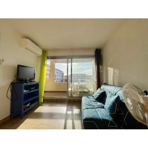 2 pièces cabine proche des plages, parking, clim - FR-1-338-487