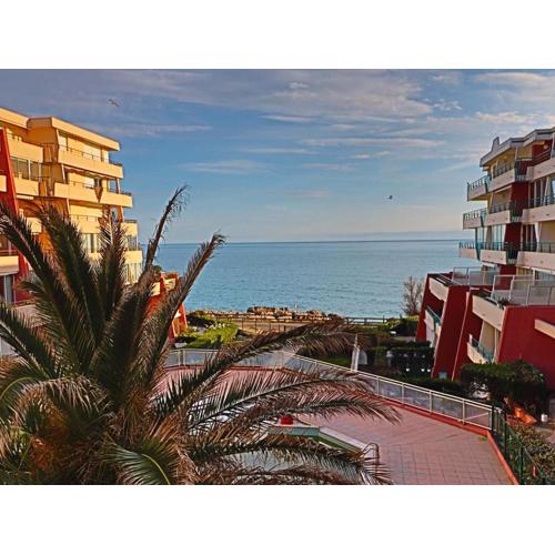 2 pièces cabine, vue mer + piscine + parking, 4pers, classé 2⭐⭐ - FR-1-472A-221