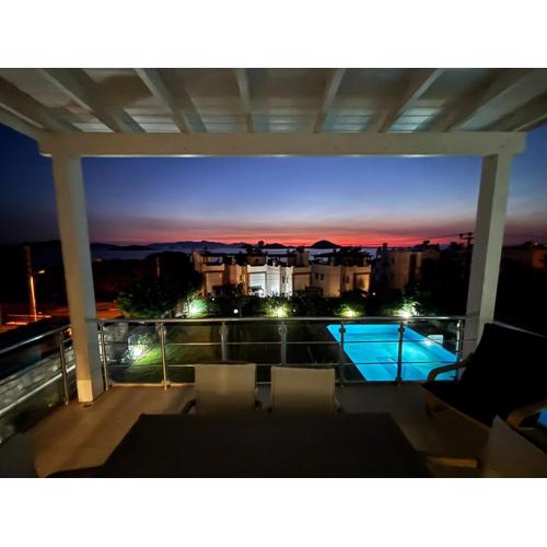 2-storey villa with pool in Bodrum