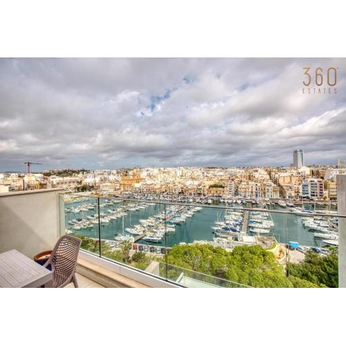 2BR Penthouse with views overlooking Pietà Marina by 360 Estates