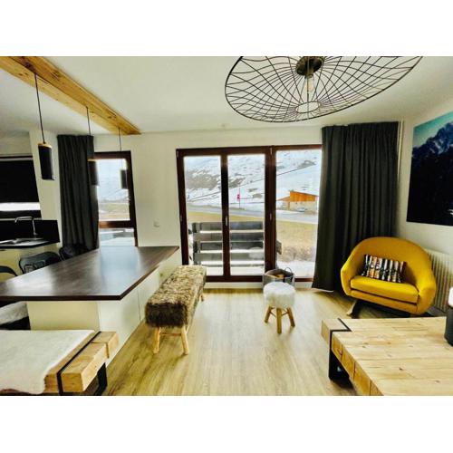 3 pièces modernes avec parking et wifi à Tignes - FR-1-641-84