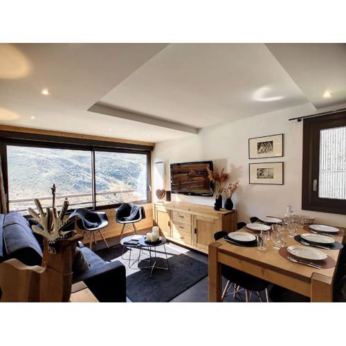 3 pièces rénové 6 pers, ski aux pieds WiFi - FR-1-178-68