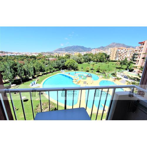 427 Estudio en Júpiter Apartamentos - Vista a la piscina, el mar y las montaña