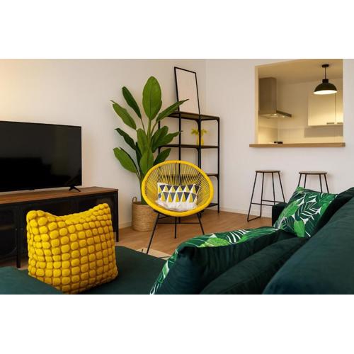 45m2 cosy & lumineux - Parking gratuit - Accès centre ville rapide - Check-in autonome
