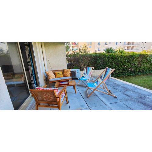 45m2 with garden in Saint-Raphaël