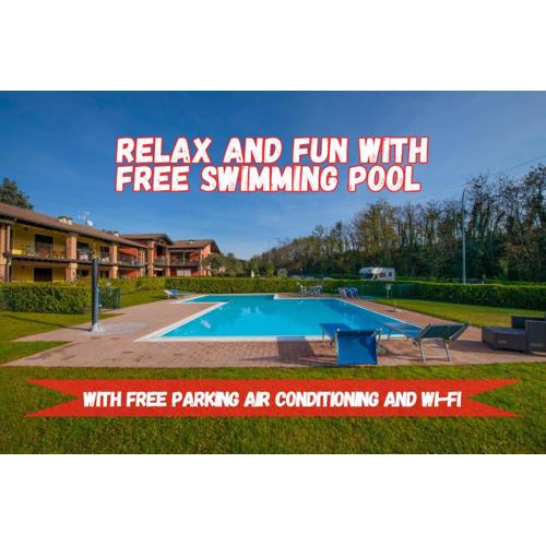 5 Min from Gardaland, with Free Pool