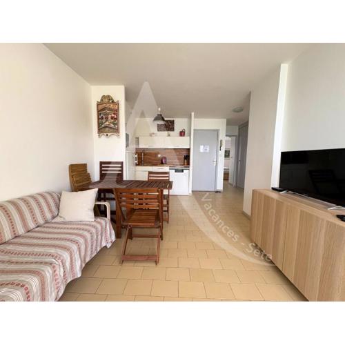 6 PERS, 2 CHAMBRES, DERNIER ETAGE EN FRONT DE MER