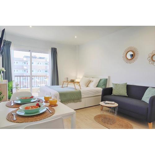 732 New Sea View Studio Las Americas +WIFI