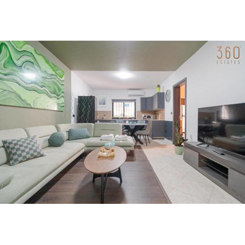 A 2BR maisonette fully equipped with AC in St Julians by 360 Estates