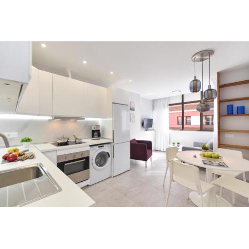 A bright and modern apartment