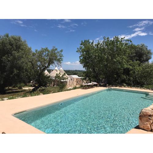 A delightful trullo with a pool in rural Puglia