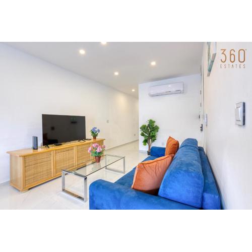 A lovely 2BR APT with comfy living space & balcony by 360 Estates