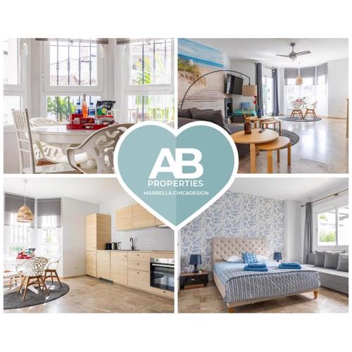 AB Properties - Design Penthouse Duplex Marbella - 3 mn to Puerto Banus and Beach - Golden Mile - Pool and Tropical