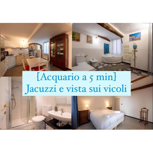 Acquario a 5 min - Jacuzzi e vista sui vicoli