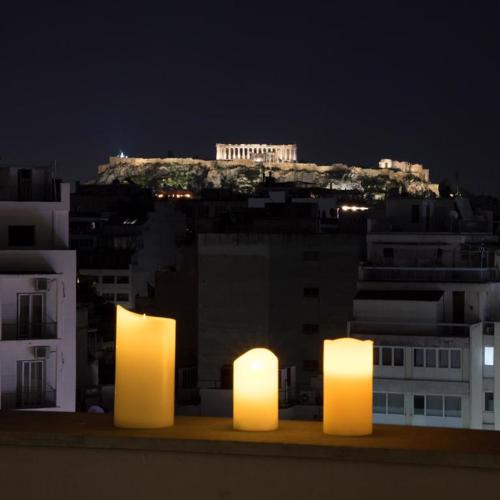 Acropolis Panorama Luxury Loft 8th fl Balcony View