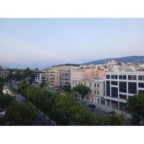 Acropolis studio with breathtaking city view