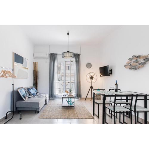 Aegean style, city center studio next to Acropolis