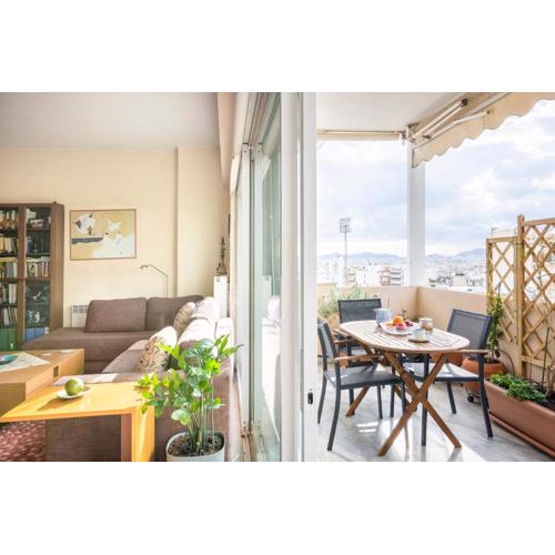 Akropolis view flat near Koukaki and Plaka