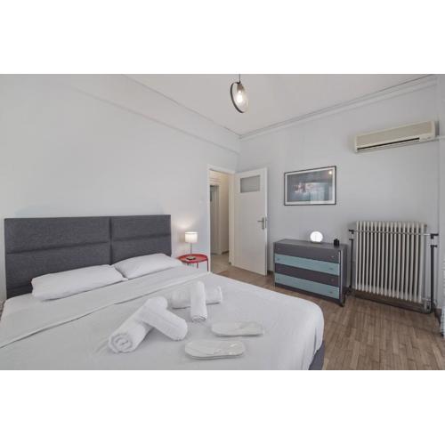 Alemar Quiet Kallithea Retreat with AC, Wifi