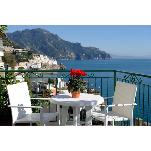 Amalfi Blue Flowers A