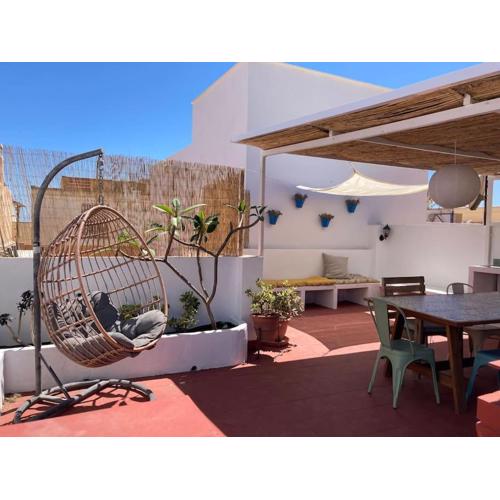 Andalusian house - Beach at 85 meters - Terrace