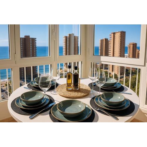 Apartamento a Estrenar con Vistas a la Playa de Levante con Plaza de Garaje