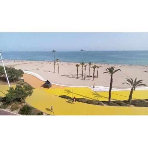 APARTAMENTO ACAPULCO LUXE PISO 3 EN 1A LINEA PLAYA PONIENTE BENIDORM TOP VISTAS AL MAR ESPECTACULARES y DE LUXE CON ACCESO A PISCINA Y GARAJE PRIVADO