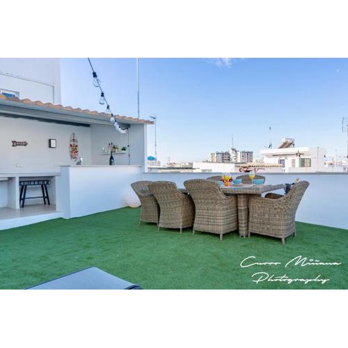 Apartamento con gran azotea
