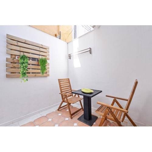 Apartamento en la Playa con patio