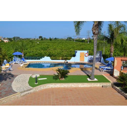 Apartamento en villa con piscina privada