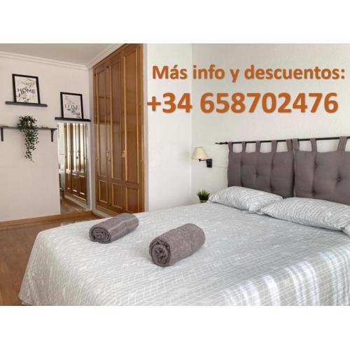 Apartamento grande, 2 dormitorios, garaje gratis