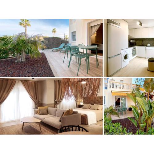 Apartamento TorreMar Natura Urbanización Naturista, Piscina Climatizada, Bajo con Jardín, Parking