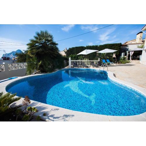 Apartamentos en la villa con el territorio común en Calpe