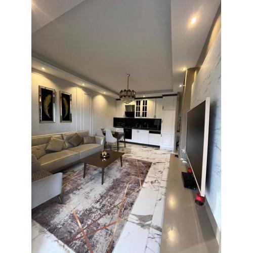 Apartment 1BR Kestel Sea view 3 min to beach
