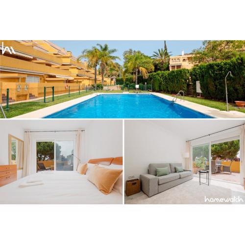 Apartment, close to beaches, restaurants and supermarkets, in urb. Marbella Park Beach, Elviria
