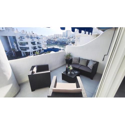 Apartment in Puerto Marina with beautiful views of the Sea and the Boats