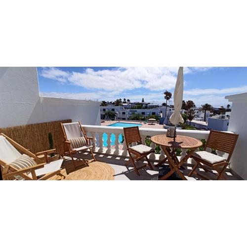 Apartment Paraiso III - Pool & Sea view - good Wifi- Residence Loma Verde