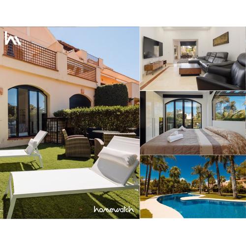 Apartment with 3 bedrooms, terrace, indoor pool and sauna at 100 m from the beach in Puerto Banús