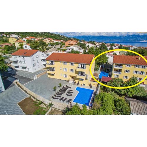 Apartments with a swimming pool Baska, Krk - 18733