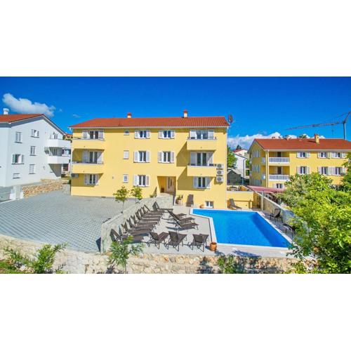 Apartments with a swimming pool Baska, Krk - 18785