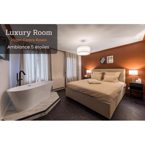 Appart luxe - HyperCentre - Baignoire confort