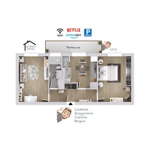 Appartamento Campi Elisi