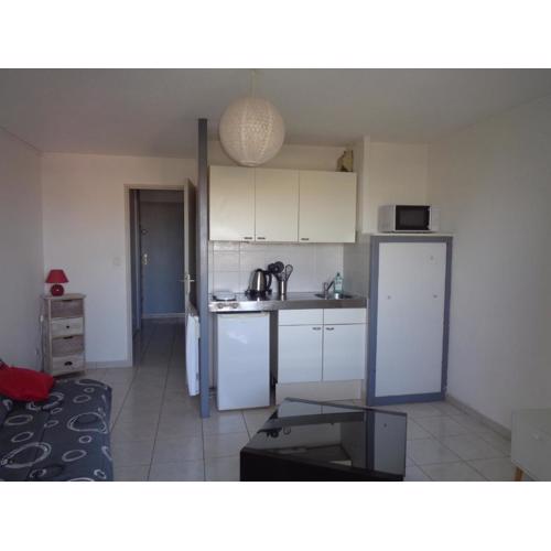 Appartement 1 chambre, parking et piscine