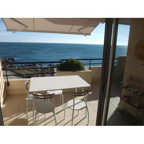Appartement 2 pièces cabine avec terrasse, vue mer, bien équipé à Sète - FR-1-472A-227