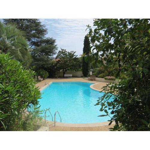 Appartement 2 pièces climatisé avec garage, piscine, proche commerces et plages - Sainte-Maxime - FR-1-780-66