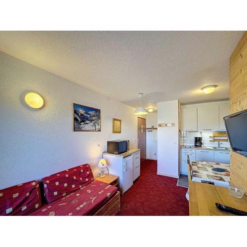 Appartement 2 pièces + coin montagne, 26m², 5 pers, Wi-Fi, ski aux pieds, Les Menuires - FR-1-178-92